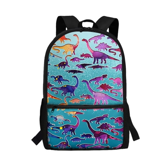 HUIACONG Pastel Flamingo School Backpack for Middle School Girls Large Capacity Breathable Adjustable Straps for Kids 6‑18 Back to School Daily Use