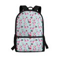 thumbnail image 1 of HUIACONG Pink Tiny Floral Pattern Kids Backpack for Teen Boys Large Capacity Water Resistant for Back to School Elementary High School Daily Travel, 1 of 6