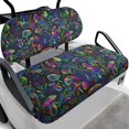 thumbnail image 1 of HUIACONG Rainbow Mushrooms Universal Golf Cart Seat Covers 2 Piece for 2 Passenger Golf Cart 2-Seater Club Car DS/Precedent, Easy to Install Washable Golf Cart Seat Covers 2 Pack, 1 of 7