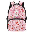 thumbnail image 1 of HUIACONG Strawberry Axolotl School Backpack for Girls Boys Ages 6-18 Large Capacity Ergonomic Padded Breathable Straps Back to School Backpack for Elementary Middle High School Daily Use, 1 of 7