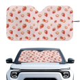 thumbnail image 1 of HUIACONG Strawberry Spot Design Windshield Sun Shade Shade Cover Sun Visor Automotive Accessories Foldable Sunshade for Trucks Universal Vans, 1 of 7