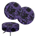 thumbnail image 1 of HUIACONG Stretch Round Seat Cushion Cover for Home Bar, Soft Fabric Washable Circle Chair Covers with Dust-Proof, 1 of 6