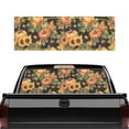 thumbnail image 1 of HUIACONG Sunflowers Truck Back Window Decals Pumpkin Truck Rear Window Graphics Decal Perforated Window Film Decal Easy to Install Full Windows Coverage Fit Most Pickup Trucks SUV, 1 of 7