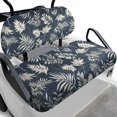 thumbnail image 1 of HUIACONG Tropical Leaf Print Golf Cart Seat Covers 2 Pack Easy to Install for Club Car EZGO, Easy Installation Breathable Golf Cart Seat Covers Stretch-Fit, 1 of 7