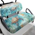 thumbnail image 1 of HUIACONG Turtle and Star Pattern Parts Accessories Golf Cart Accessories, With an extra handle Universal Fit Comfortable Golf Cart Seat Covers for 2 Person Seats Club Car DS 1982-2000 Golf Carts DS, 1 of 7