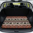 thumbnail image 1 of HUIACONG Vintage Compass Mountain Print Car Trunk Mat, Stitched Edge Polyester 29" x 39", Non-Skid Stain Resistant All Season Cargo Liner, Quick Install Universal Fit for SUVs, 1 of 7