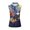 thumbnail image 1 of HUIACONG Women Golf Sleeveless Half Zip Top, Fashion Stretchy Golf Shirts Lightweight Workout Tank Tops for Hiking Athletic, 1 of 7