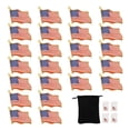 thumbnail image 1 of HUIANER 36-Pack American Flag Lapel Pins, USA Metal Enamel Waving Flag Pins, Patriotic Badge, 1 of 7