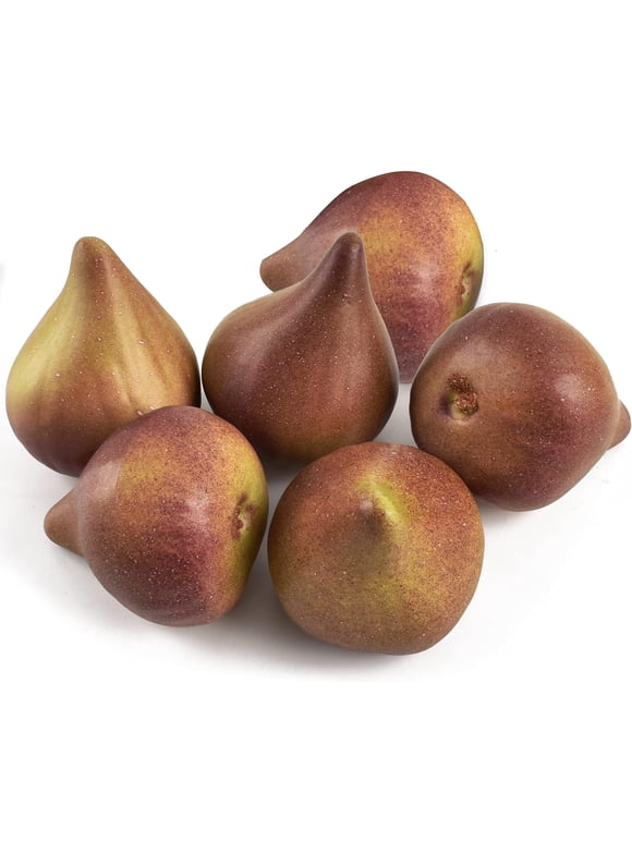 HUIANER 6pcs Simulation Fig Adornments Fig Models Furnishing Toys Decorative for Home Kitchen