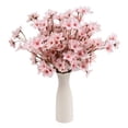 thumbnail image 1 of ﻿ HUIANER 8Pcs Artificial Cherry Blossom Branch Spring Flowers Silk Peach Flowers Fake Plants Arrangement for DIY Garden Home Wedding Party Décor, Pink, 1 of 8