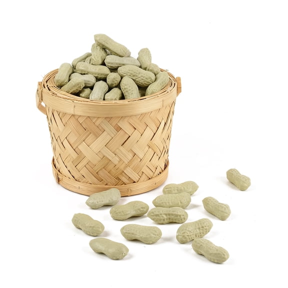HUIANER 60Pcs Fake Peanuts Artificial Vegetables Simulation Peanuts Fake Vegetable for Home Kitchen Decoration