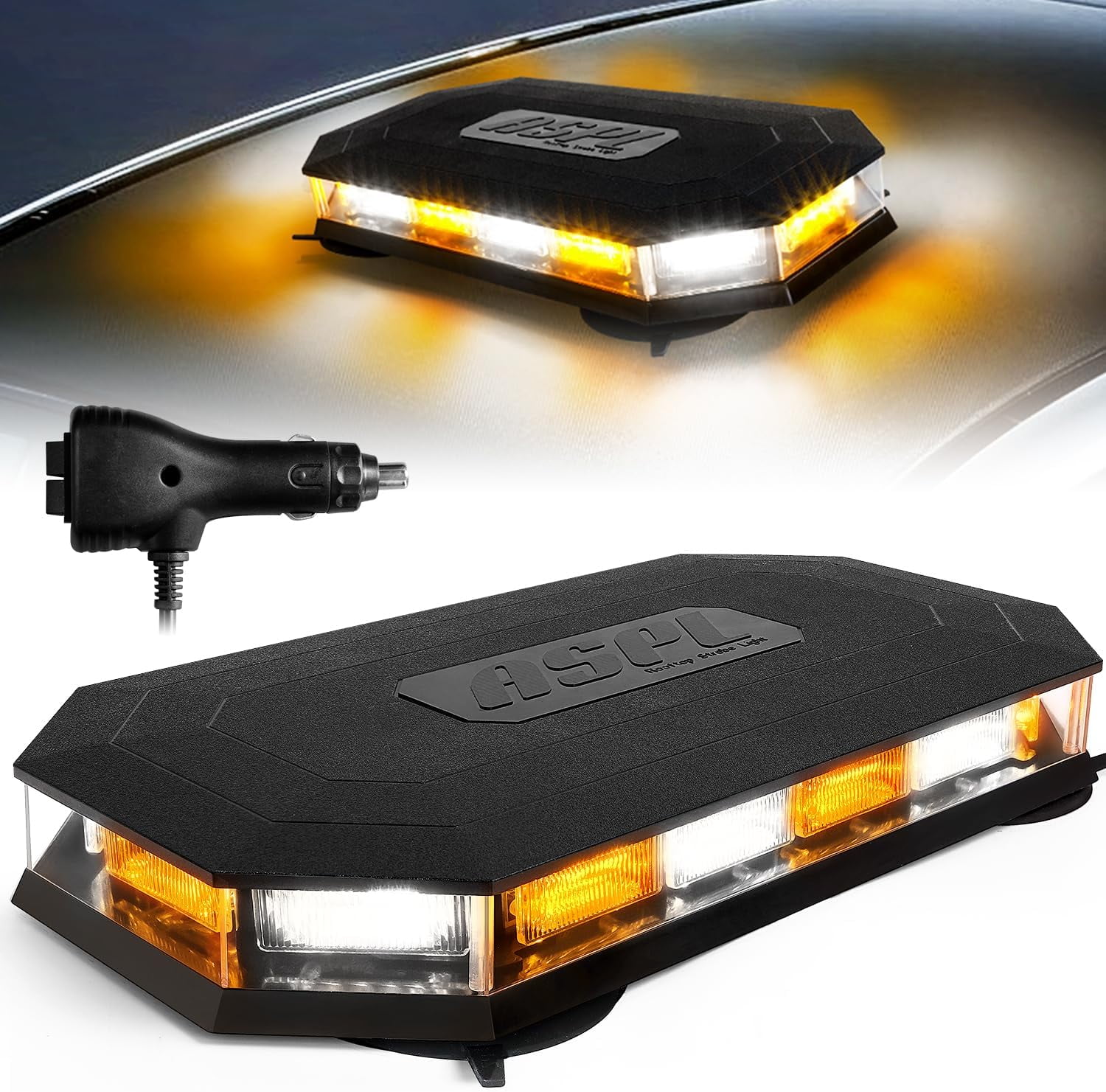 HUICHENG 16.5 Inch 56 LED Roof Top Beacon Emergency Strobe Light ...