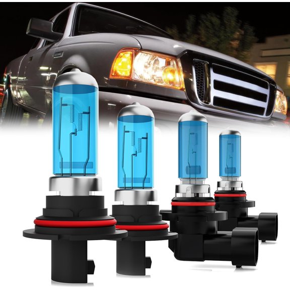 HUICHENG 9007 High/Low + 9145 Fog for Ford Ranger 2001-2011  Halogen  4PCS