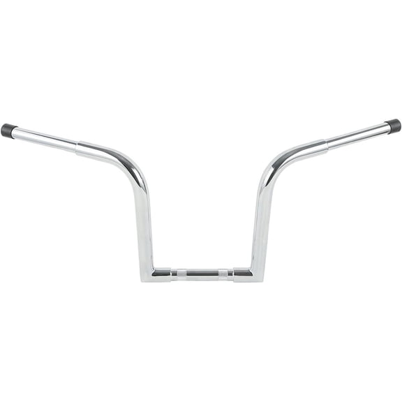 HUICHENG Chrome 12" Rise Ape Hangers 1-1/4" Handlebars For Harley FLST/FXST/Sportster XL883/XL1200
