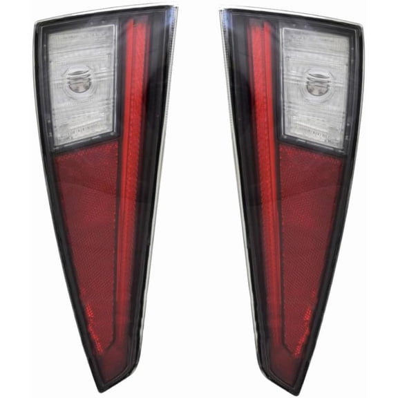 HUICHENG For 2016-2018 Toyota Prius Lower Tail Light Pair LED TO2886106, TO2887106 Driver & Passenger