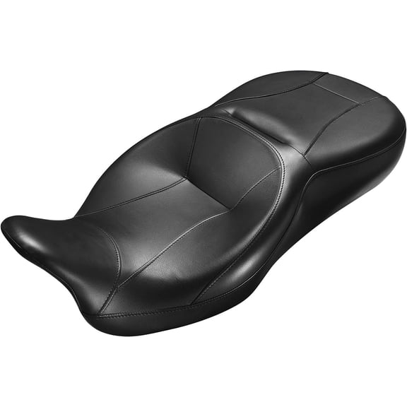 HUICHENG Hammock Rider Passenger Seat for Harley Touring & Tri Glide 2009-2023 – Road King, Street Glide, Road Glide, Electra Glide – Black