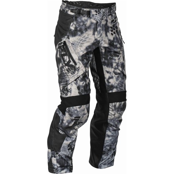 HUICHENG Men's Patrol Kryptek Over-Boot Pants  Grey/Black, US 30, for Trail Enduro