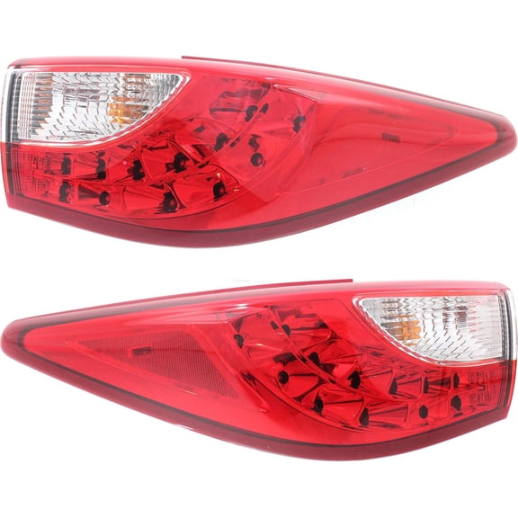 HUICHENG Tail Light Set for 2014-2015 Infiniti QX60 & 2013 JX35 Driver & Passenger