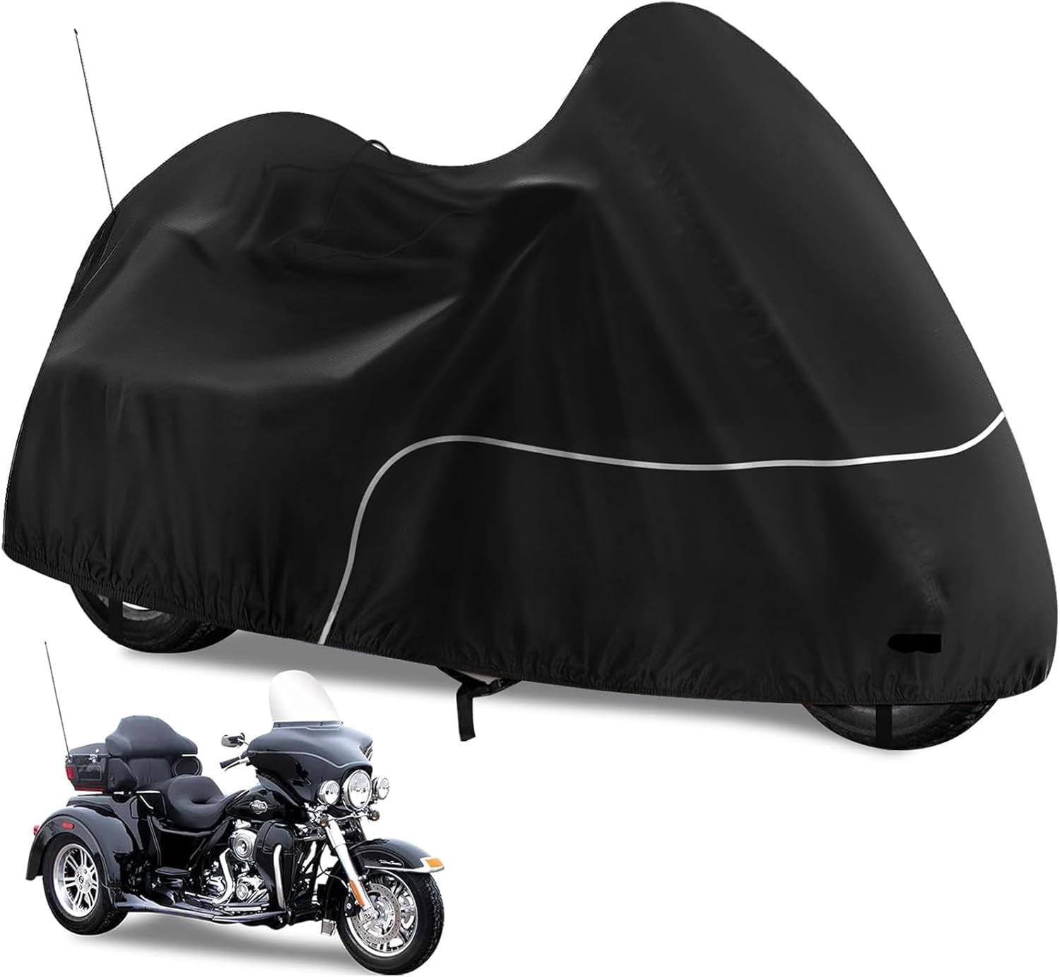 Reflection Writing Notebook HUICHENG Waterproof Trike Cover for 3-Wheel Motorcycles – Fits Harley ...