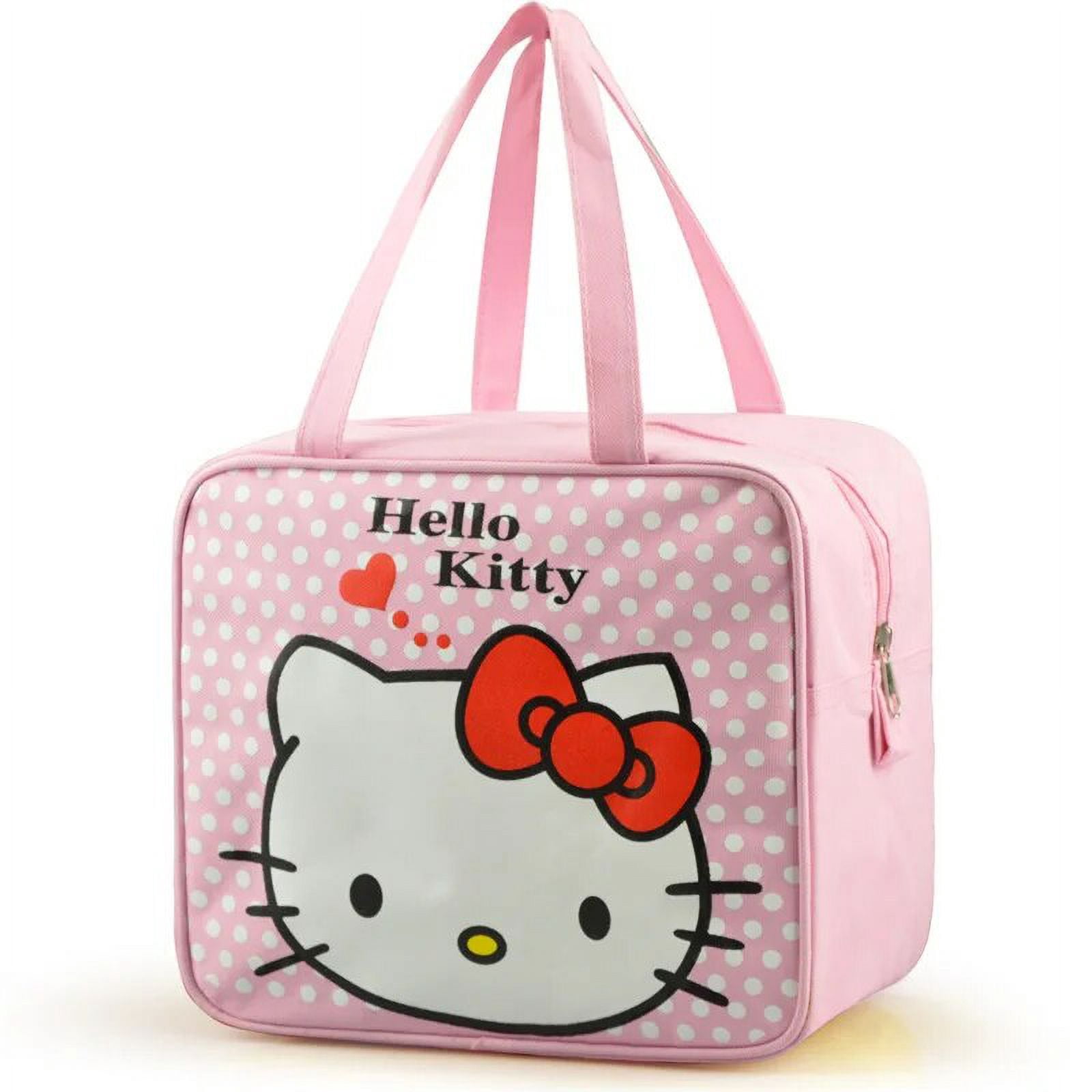 HUIFEIFEI Kawaii Sanrio Hello Kitty Insulated Lunch Box Bag Children