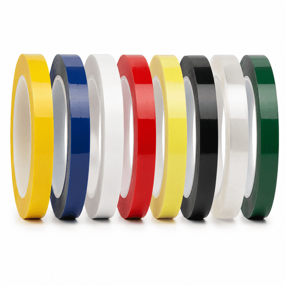 HUILAI Colored Marking Tape, 8 Rolls, 1/2 Inch x 216 ft Line Tape, Whiteboard Tape for Labels, Borders, Smooth Floor Marking, Classroom, Office and Warehouse Organization