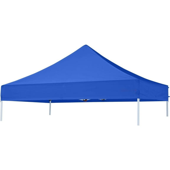 HUIMART 10x10 Top Replacement Cover for Outdoor Pop-up Canopy, Canopy Tent Top Cover, Blue