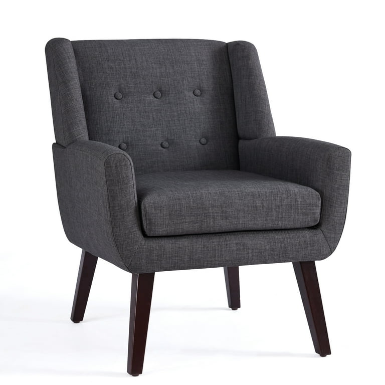 HUIMO Accent Chair Button Tufted Upholstered Living Room Chairs