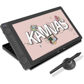 Huion Kamvas 13 (Gen 3) 13.3" Full-Laminated Drawing Tablet with Screen, 99% sRGB, PenTech 4.0 16384 Pen Pressure, Dual Dial for PC,Mac,Android, Black