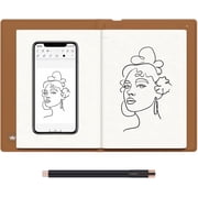 HUION Note 2-in-1 Digital Notebook Drawing Tablet, Battery-Free Pen, Bluetooth Wireless, Paper Tablet Electronic Writing Pad, Refillable A5 Notepad, 9.5 x 7 in