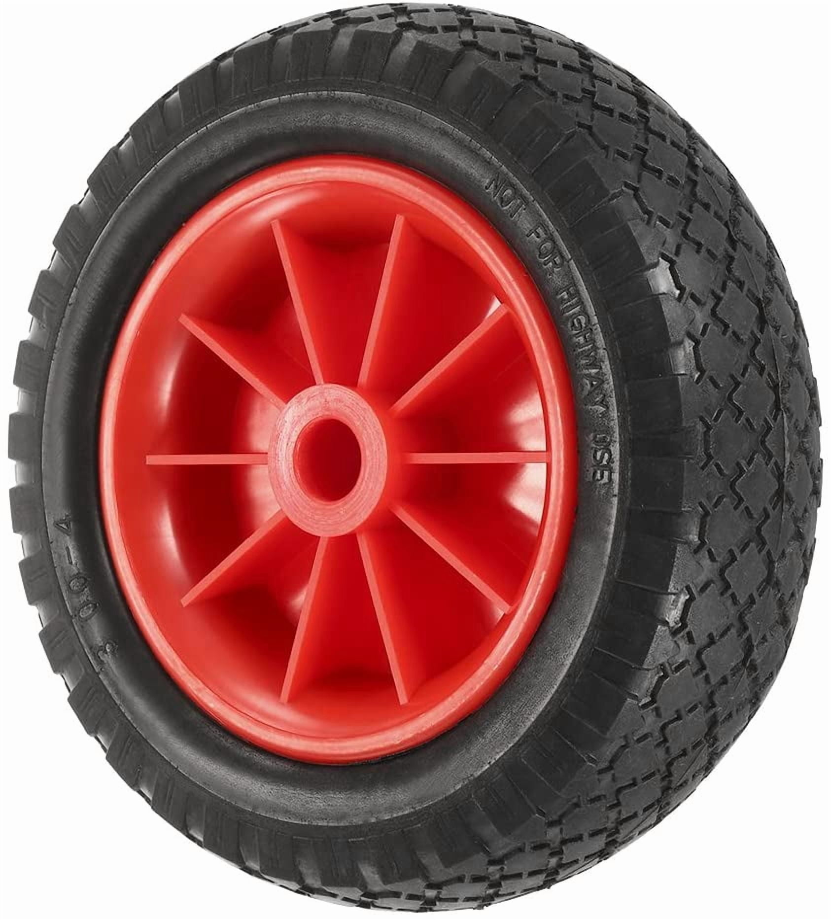 HUIOP Kayak cart Wheel, 1pc 10'' Solid Tire Wheel for Kayak Canoe Trolley Cart Replacement Tire