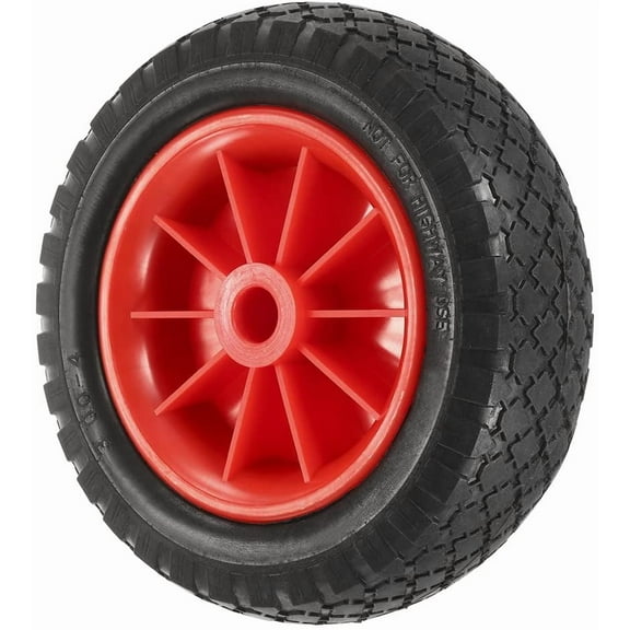HUIOP Kayak cart Wheel, 1pc 10'' Solid Tire Wheel for Kayak Canoe Trolley Cart Replacement Tire