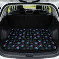 thumbnail image 1 of HUISEFOR Blue Dog Paw Prints Car Trunk Mat 29" x 39" Anti Slip Cargo Mat Rear Trunk Liner Full Protection Vehicle Interior Accessories Suitable for Most Cars SUV, 1 of 7