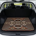 thumbnail image 1 of HUISEFOR Brown Aztec Car Trunk Mat 29" x 39" Universal Non-Slip Cargo Mat Rear Trunk Liner Scratchproof Cars Accessories Full Protection Suitable for Most Cars SUV, 1 of 7