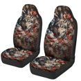 thumbnail image 1 of HUISEFOR Camo Hunting Wolf Car Seat Cover Breathable Elastic Car Front Seat Covers Comfortable Cars Interior Accessories Soft Universal Size Fit for Most Sedan SUV, 1 of 7