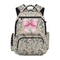 thumbnail image 1 of HUISEFOR Camo Pink Bow Backpack for School Kids Girls Large Capacity 17 Inch Schoolbag with Adjustable Shoulder Strap Lightweight College Students Backpacks Back to School, 1 of 6