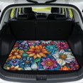 thumbnail image 1 of HUISEFOR Car Trunk Mat 29" x 39" Cargo Mat Rear Trunk Liner Anti-Scratch Cars Accessories Full Protection Universal Fit for Most Vehicle, Boho Flower, 1 of 7