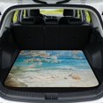 thumbnail image 1 of HUISEFOR Car Trunk Mat 29" x 39" Cargo Mat Rear Trunk Liner Scratchproof Cars Accessories Easy To Clean Universal Fit for Most Cars SUV, Beach Cherry Blossom, 1 of 7