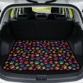 thumbnail image 1 of HUISEFOR Dog Paw Prints Car Trunk Mat 29" x 39" Waterproof Scratchproof Cargo Mat Rear Trunk Liner, Full Protection, Easy To Clean, Easy Installation, Fits for Most Cars SUV, 1 of 7