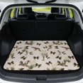 thumbnail image 1 of HUISEFOR Duck Camo Bow Car Trunk Mat 29" x 39", Anti-Scratch Rear Trunk Liner Pet Cargo Protector Universal Fit for Most Cars SUV, 1 of 7