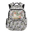 thumbnail image 1 of HUISEFOR Duck Camo School Backpack for Kids 17 Inch School Bag Backpack for School, Large Capacity Flap Backpack with Adjustable Shoulder Strap Ages 6-12 Back to School, 1 of 7