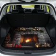 thumbnail image 1 of HUISEFOR Fireplace Car Trunk Mat 29" x 39" Anti Slip Scratchproof All Weather Trunk Protection Cargo Liner Easy To Clean Vehicle Interior Accessories Suitable for Most Cars, 1 of 7