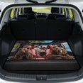 thumbnail image 1 of HUISEFOR Funny Bears Car Trunk Mat 29" x 39" Scratchproof Waterproof All Weather Trunk Protection Cargo Liner, Full Protection, Anti Slip, Easy To Clean, Universal Fit for Most Vehicle, 1 of 7