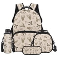 thumbnail image 1 of HUISEFOR Green Deer Bow Kids Backpack for Girls 10-12 School Backpacks Sets with Lunch Bag Pencil Case Water Bottle Holder 4 Piece Travel Bookpack Lightweight Multi-Pocket, 1 of 7