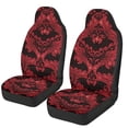 thumbnail image 1 of HUISEFOR Halloween Red Damask Car Seat Cover Breathable Car Front Seat Covers, Comfortable, Non Slip, Easy to Installation, Universal Size Fit for Most Cars SUV, 1 of 6