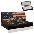 thumbnail image 1 of HUISEFOR Mountain Bear RV Couch Covers for Sofa Bed 2 Piece Non-Slip Stretchable Jackknife Couch Slipcovers, 1 Backrest Cover & 1 Seat Cover, Pet Friendly & Wrinkle Free, 1 of 7