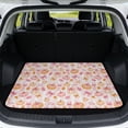 thumbnail image 1 of HUISEFOR Pink Bow Pumpkin Car Trunk Mat 29" x 39" Scratchproof All Weather Trunk Protection Cargo Liner Non-Slip Cars Accessories Easy to Install for Cars, SUVs, 1 of 7