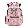 thumbnail image 1 of HUISEFOR Pink Camo Bow School Backpack for Girls 17 Inch Large Capacity Bookbag with Adjustable Shoulder Strap, Flap Backpack School Bag Waterproof College Students Backpacks Age 6-18, 1 of 6