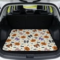 thumbnail image 1 of HUISEFOR Pumpkin Bat Car Trunk Mat for Women 29" x 39" Anti Slip All Weather Trunk Protection Cargo Liner Removable Automotive Accessories for Most Cars SUV, 1 of 7