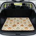 thumbnail image 1 of HUISEFOR Pumpkin Sunflower Car Trunk Mat 29" x 39" Non-Slip Anti-Scratch Cargo Mat Rear Trunk Liner Full Protection Cars Accessories Fashion Universal Fit for Most Vehicle, 1 of 7