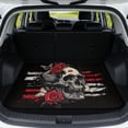 thumbnail image 1 of HUISEFOR Rose Skull Car Trunk Mat 29" x 39" Non-Slip Anti-Scratch All Weather Trunk Protection Cargo Liner, Waterproof, Full Protection, Easy Installation, for Car SUV Sedan Auto, 1 of 7